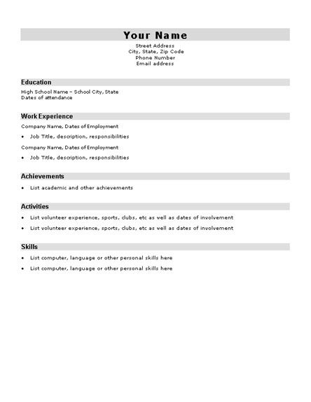 pin by resumejob on resume job pinterest high school students