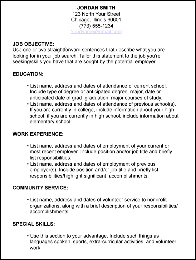 help me write resume for job search resume writing