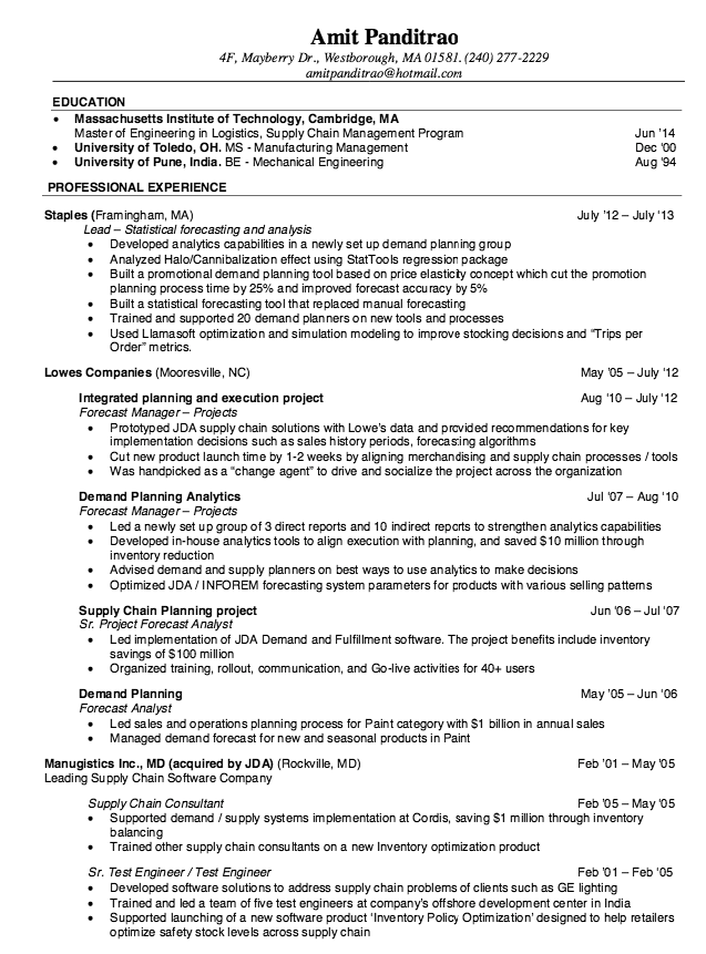 project forecast analyst resume sample http resumesdesign com