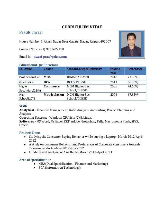 best resume format for software engineers niveresume pinterest