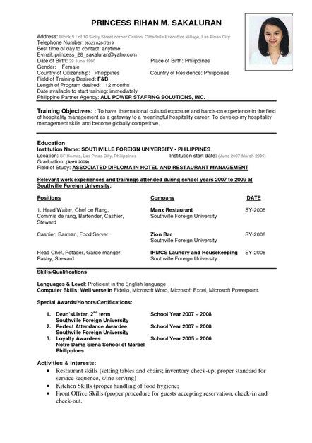 resume format 2014 guide resume format 2013 pinterest resume