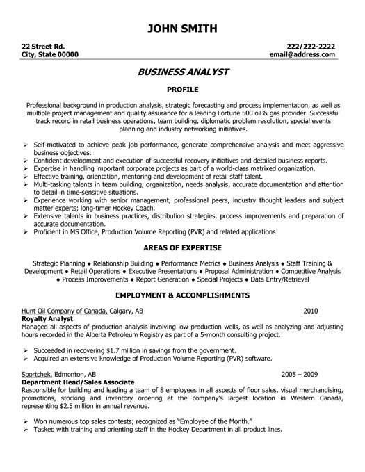 click here to download this business analyst resume template http