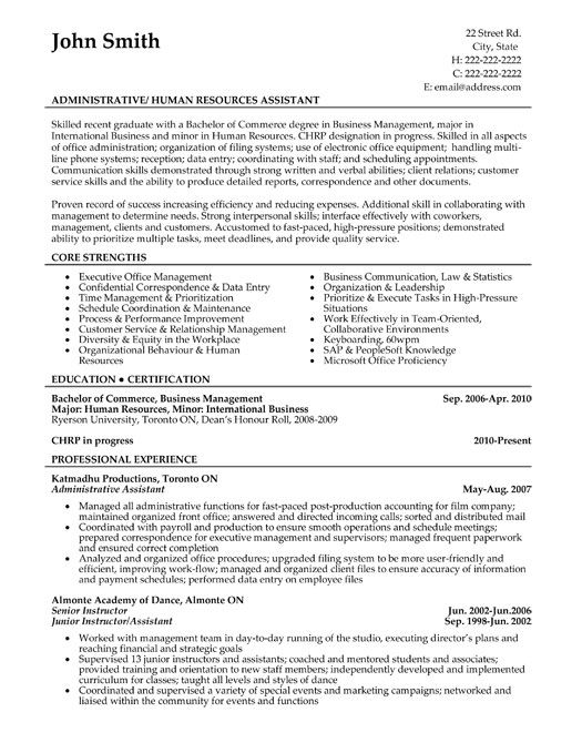 click here to download this administrative assistant resume template