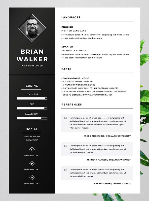 10 best free resume cv templates in ai indesign word psd
