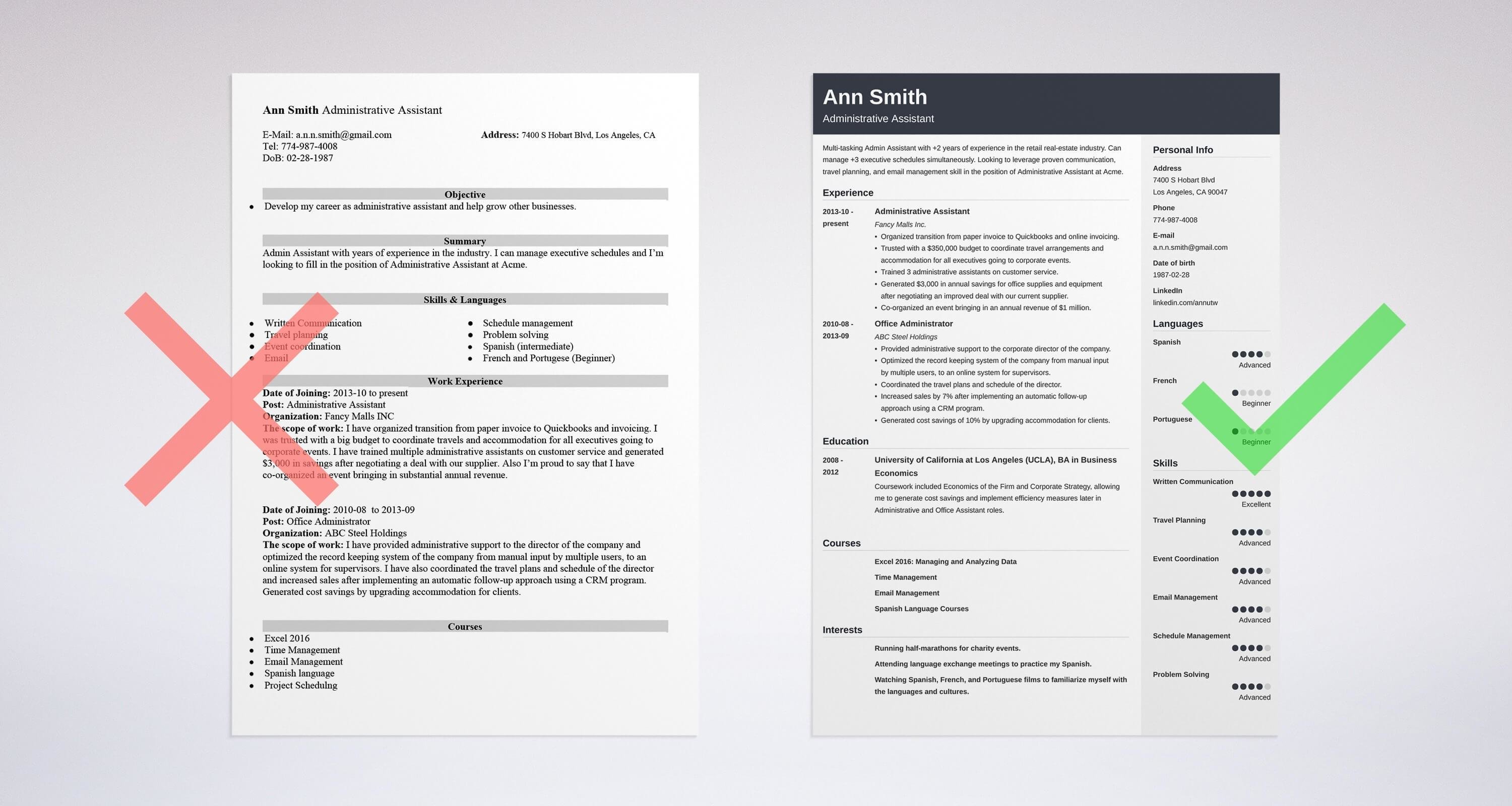 administrative assistant resume sample guide 20 examples