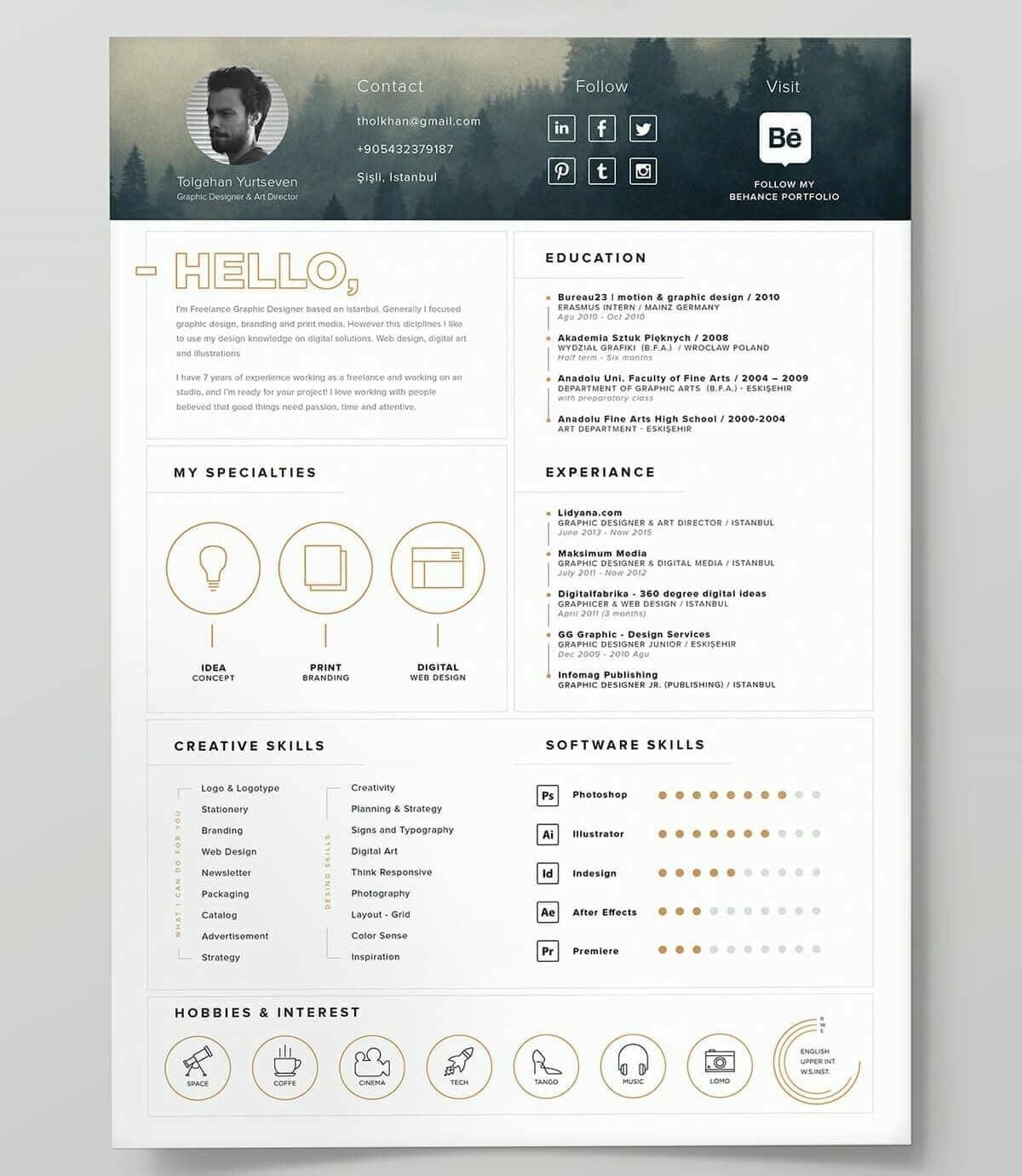 best resume layout template