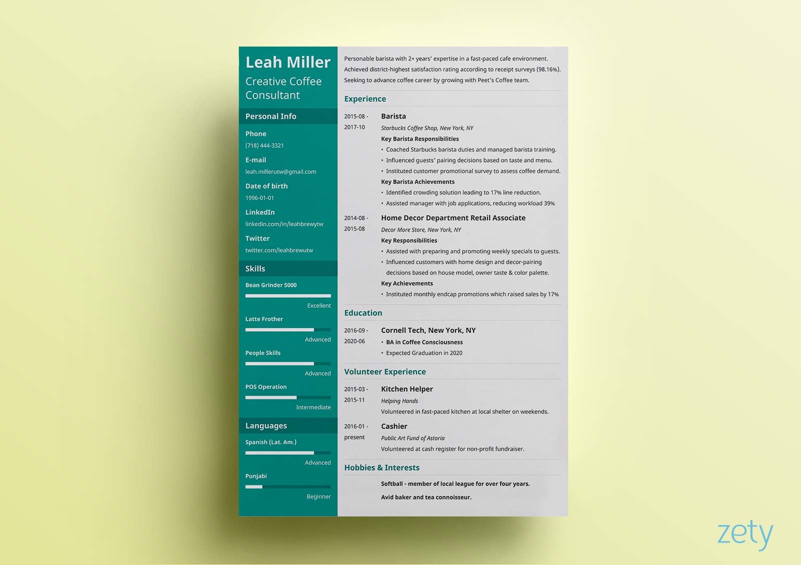 great resume templates 15 examples to download use right now