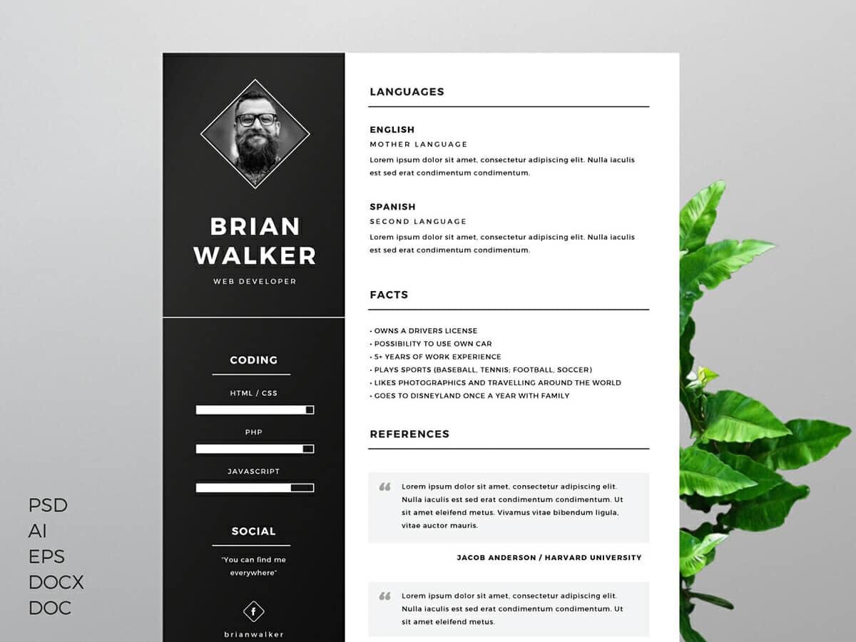 resume templates for word free 15 examples for download