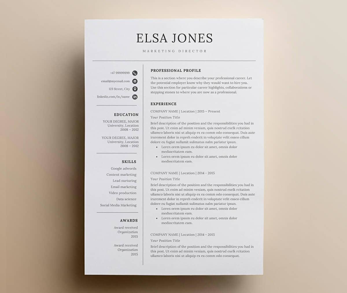 simple resume templates 15 examples to download use now