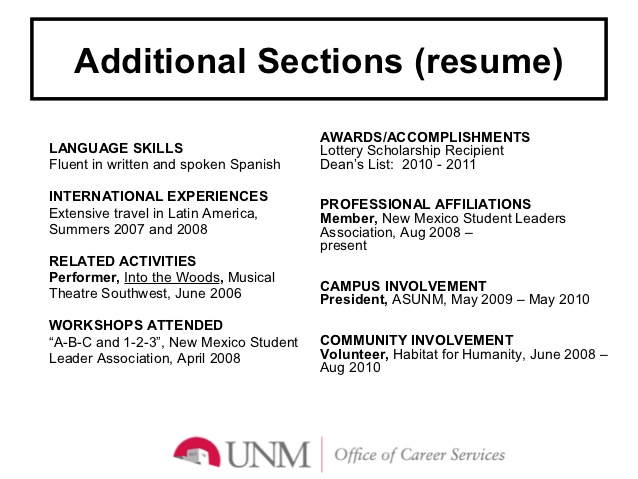 resume additional skills examples 30 best examples of what skills