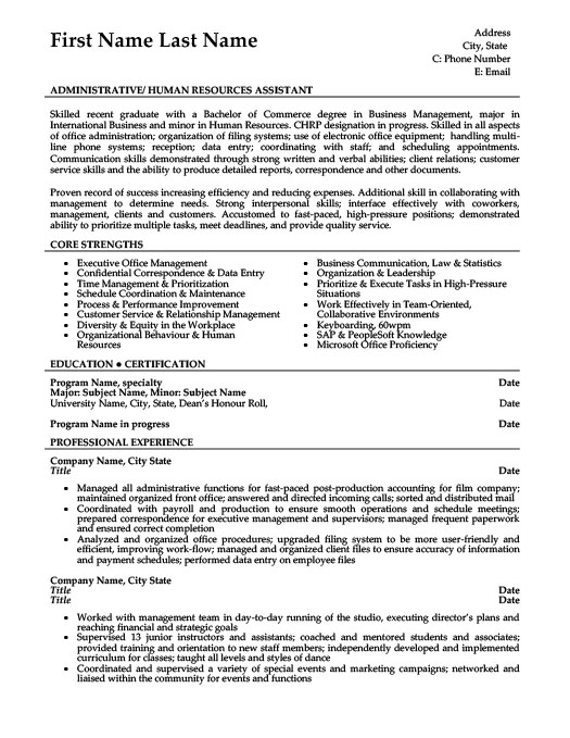 administrative assistant resume template premium resume samples