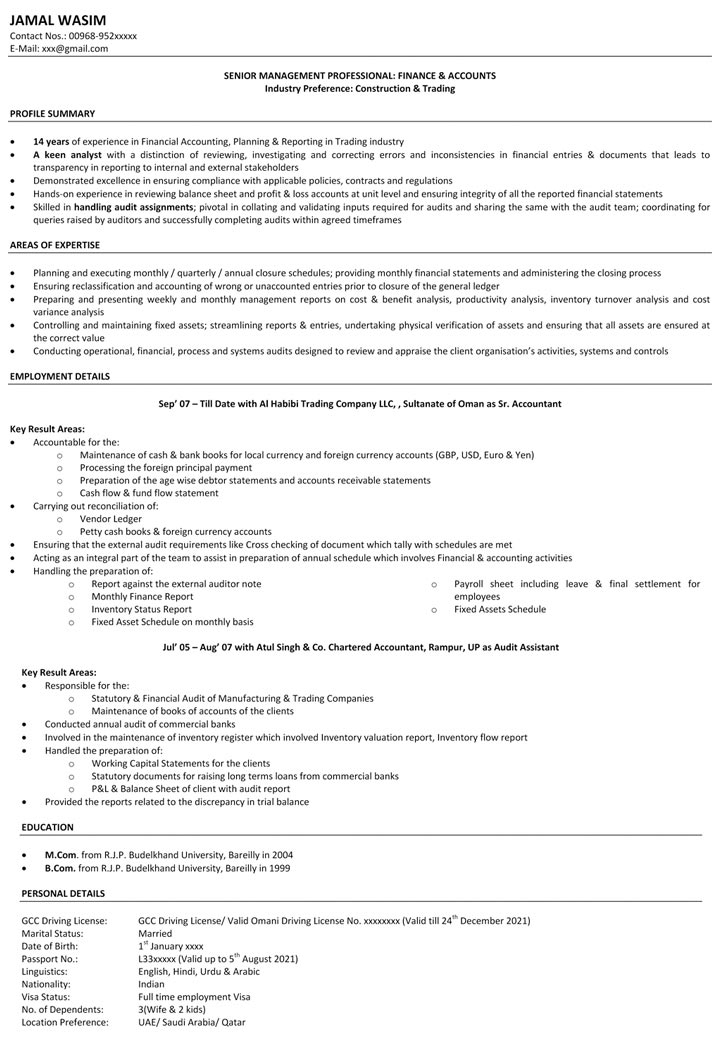 accountant resume samples assistant accountant resume cv for