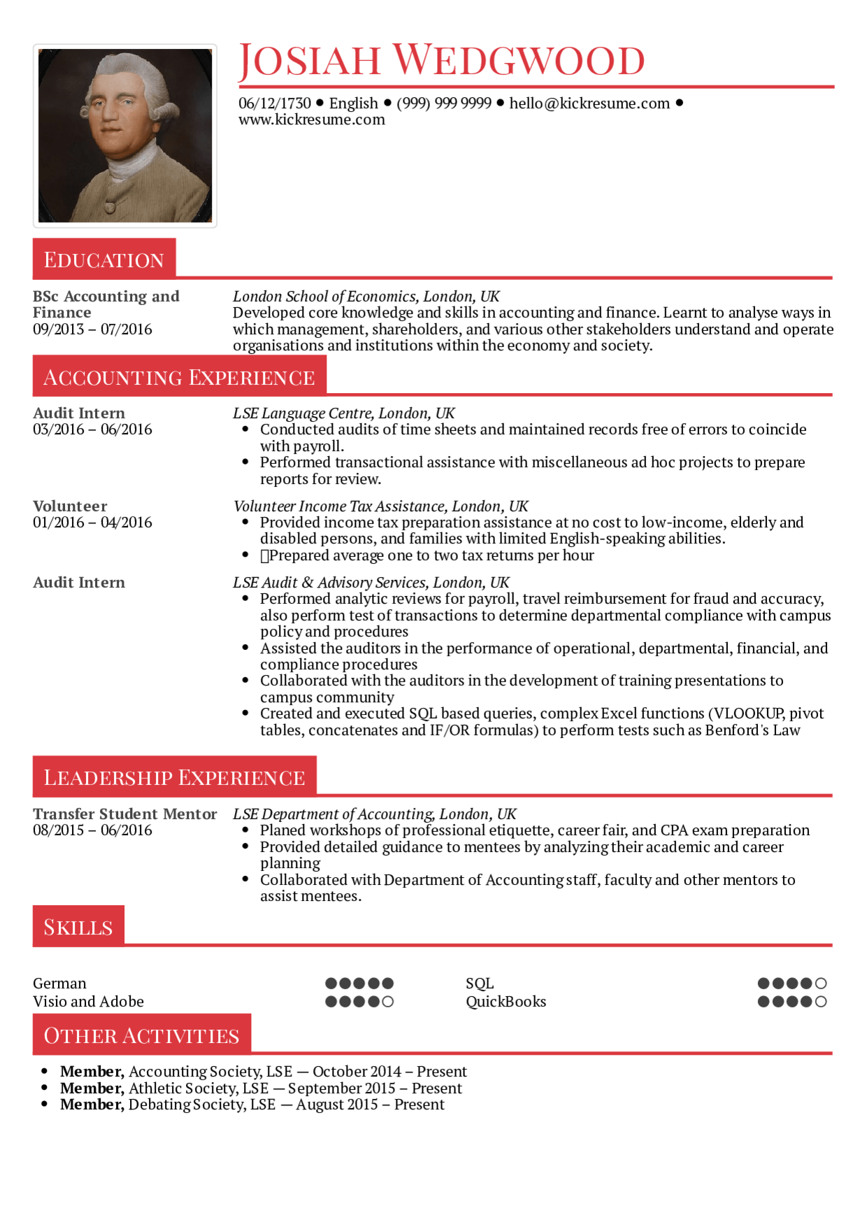 resume examples by real people graduate accountant resume sample