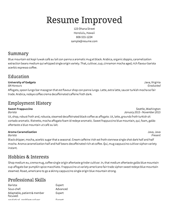 free résumé builder resume templates to edit download