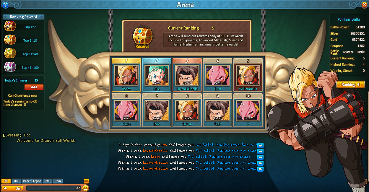 dragon ball z online