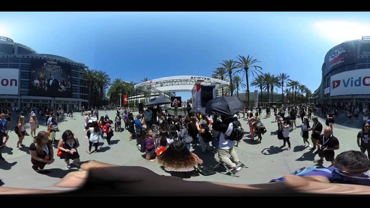 360 vidcon entrance anaheim