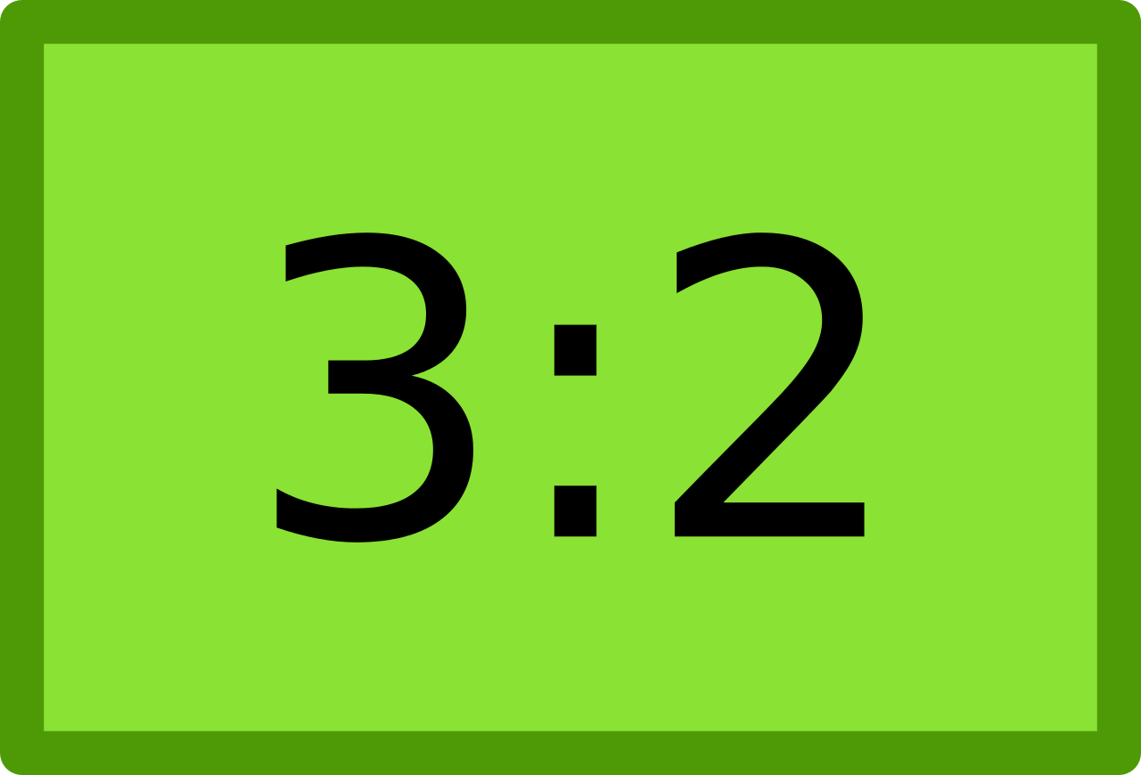 file aspect ratio 3x2