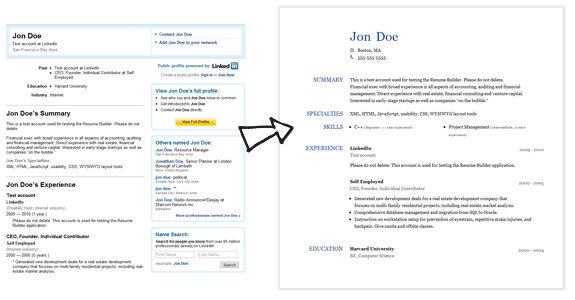 create resume from linkedin april onthemarch co