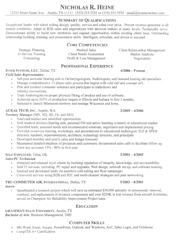 sales executive resume sample sales resume examples