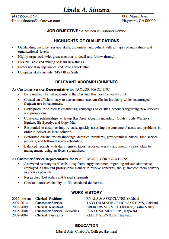 good customer service resume examples april onthemarch co