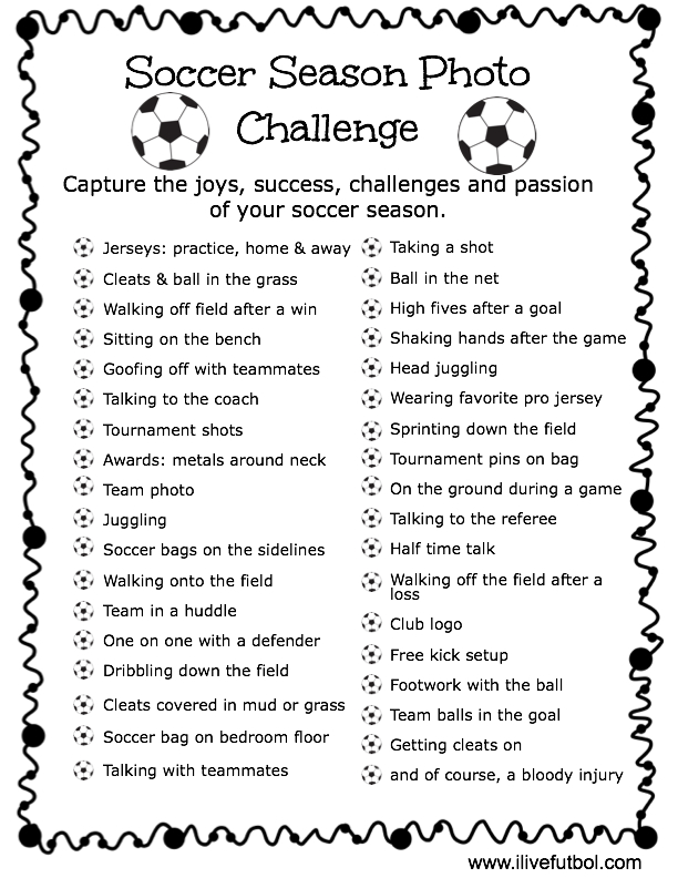 soccer season photo challenge ilivefutbol soccer essay chuck