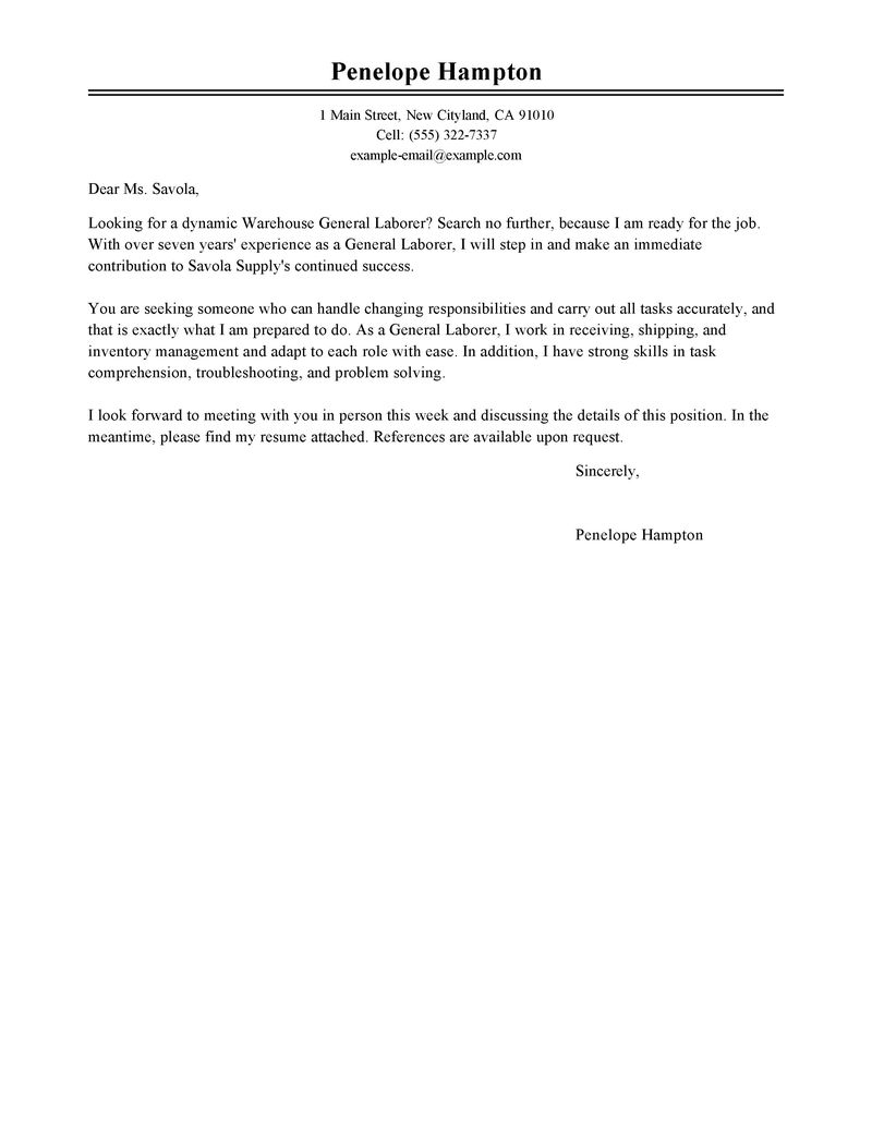 general cover letter examples for any position hola klonec co