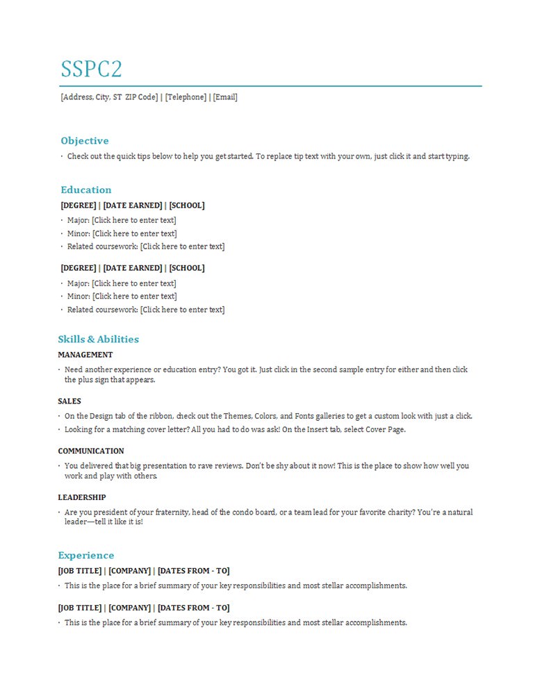 microsoft word resume template 49 free samples examples format
