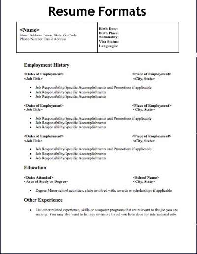 all resume format april onthemarch co