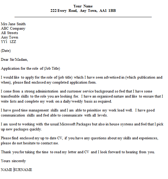 council job application cover letter example