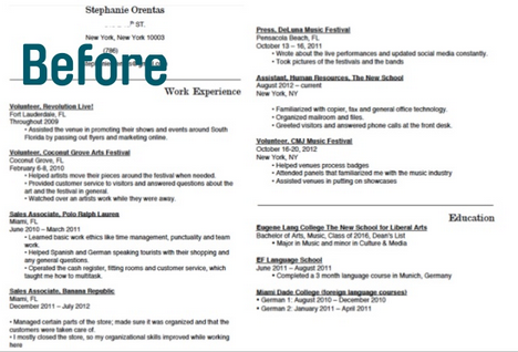 17 ways to make your resume fit on one page findspark