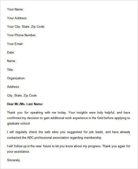 8 thank you email template after interview doc pdf free