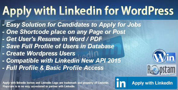 apply with linkedin plugin wp wali hassan php and wordpress