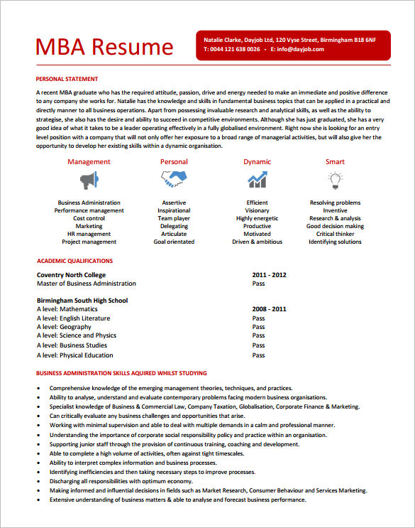 12 mba resume templates doc pdf free premium templates