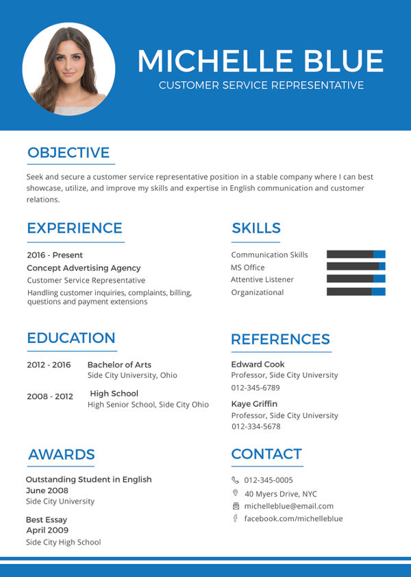 customer service resume template 11 free word excel pdf format