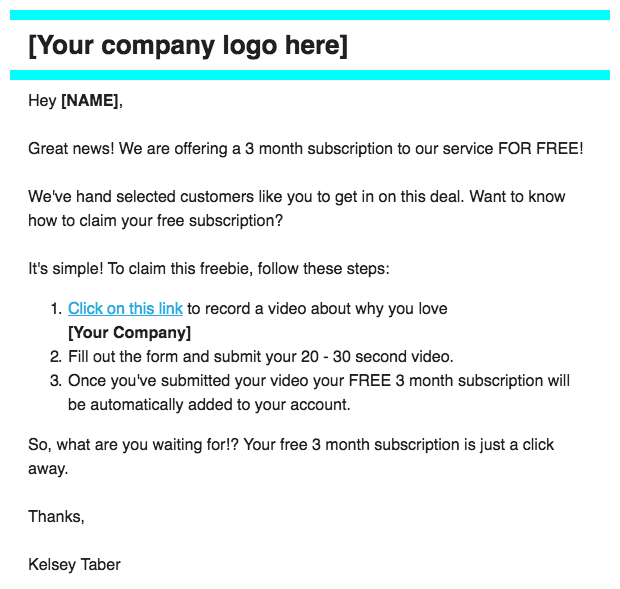 5 examples of testimonial request emails that work
