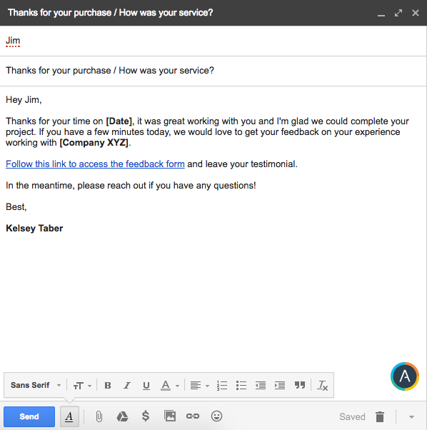 5 examples of testimonial request emails that work