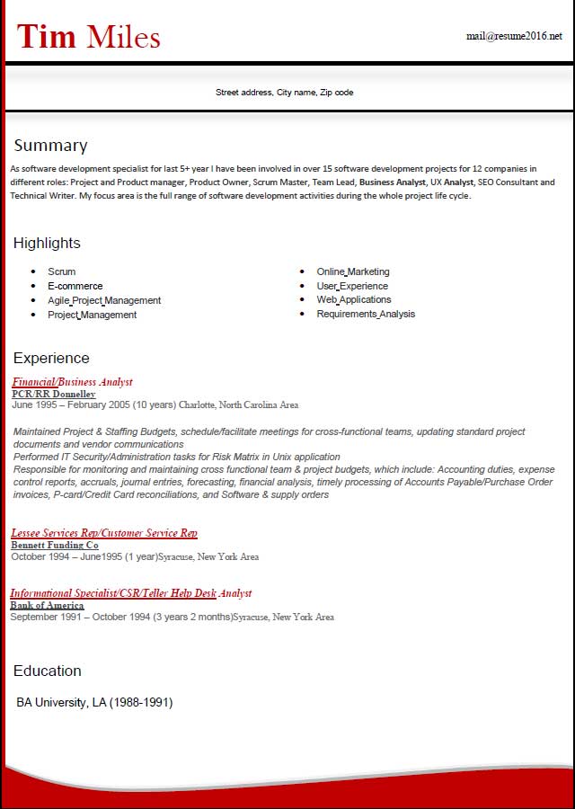 business resume formats tier brianhenry co