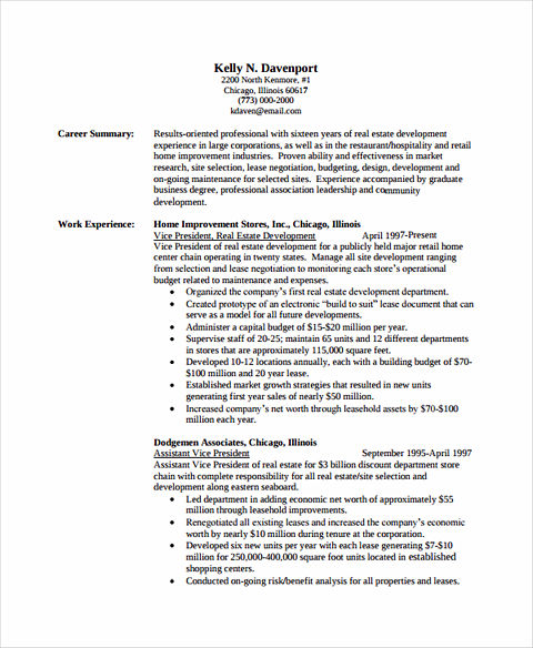 excellent academic resume template to get job