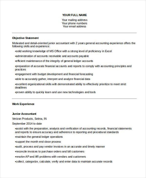 accountant resume objective tier brianhenry co