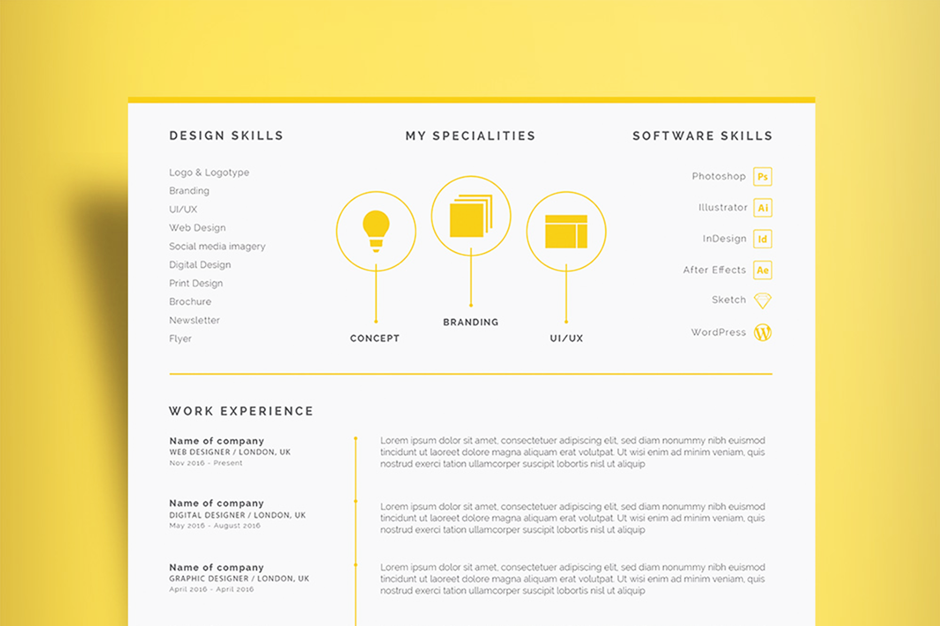 30 best free resume templates psd ai word docx formats