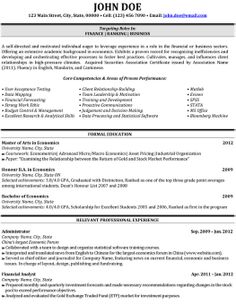 business resume template resume templates