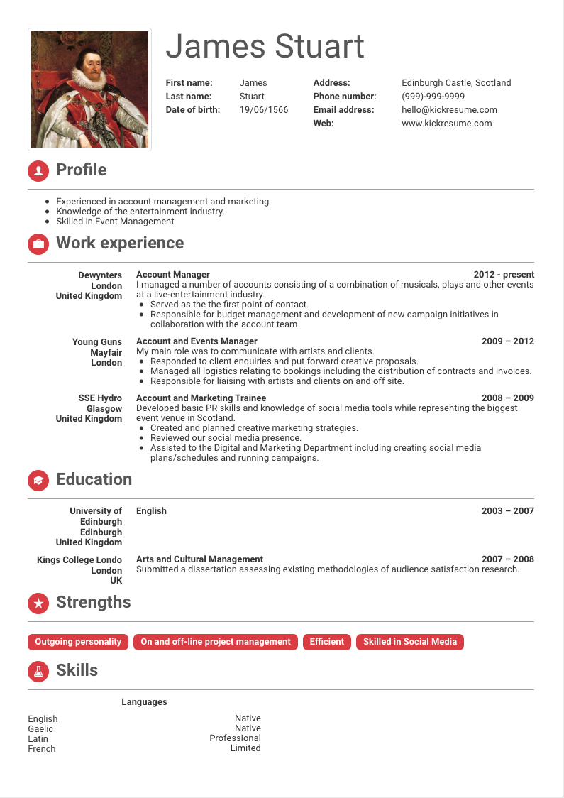 10 account manager resume samples that ll land you the perfect job