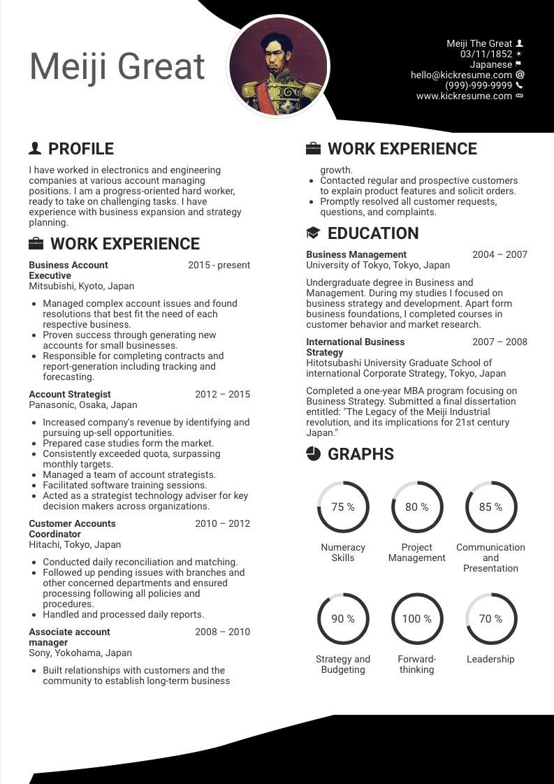 10 account manager resume samples that ll land you the perfect job