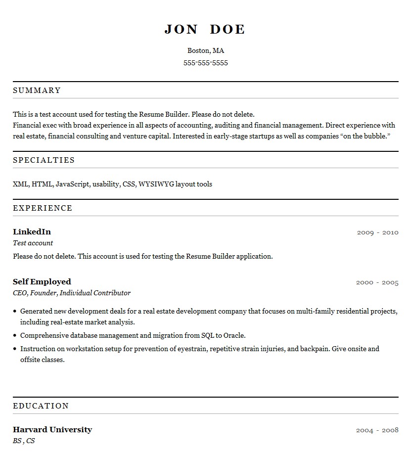 free resume builder and print download printable template com 3
