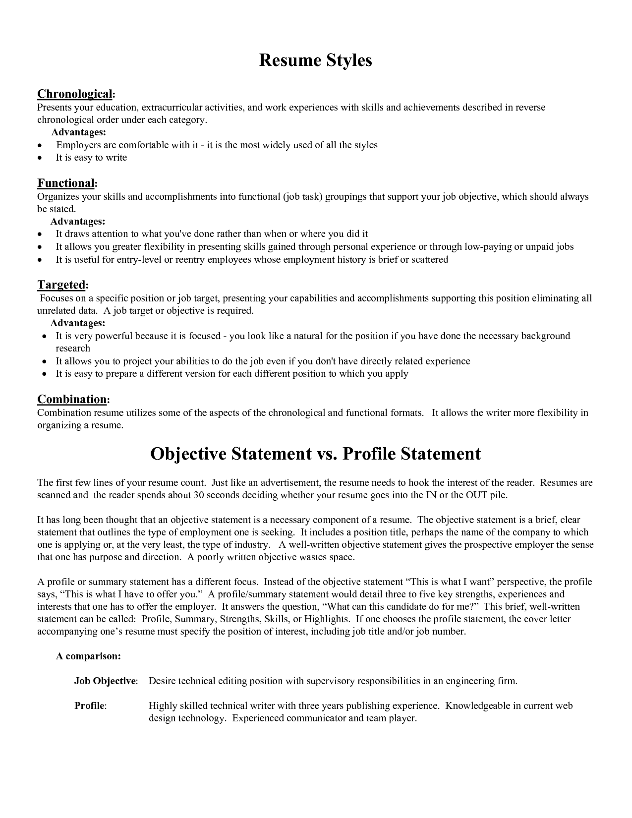 objective for resume in general writing objective for resume