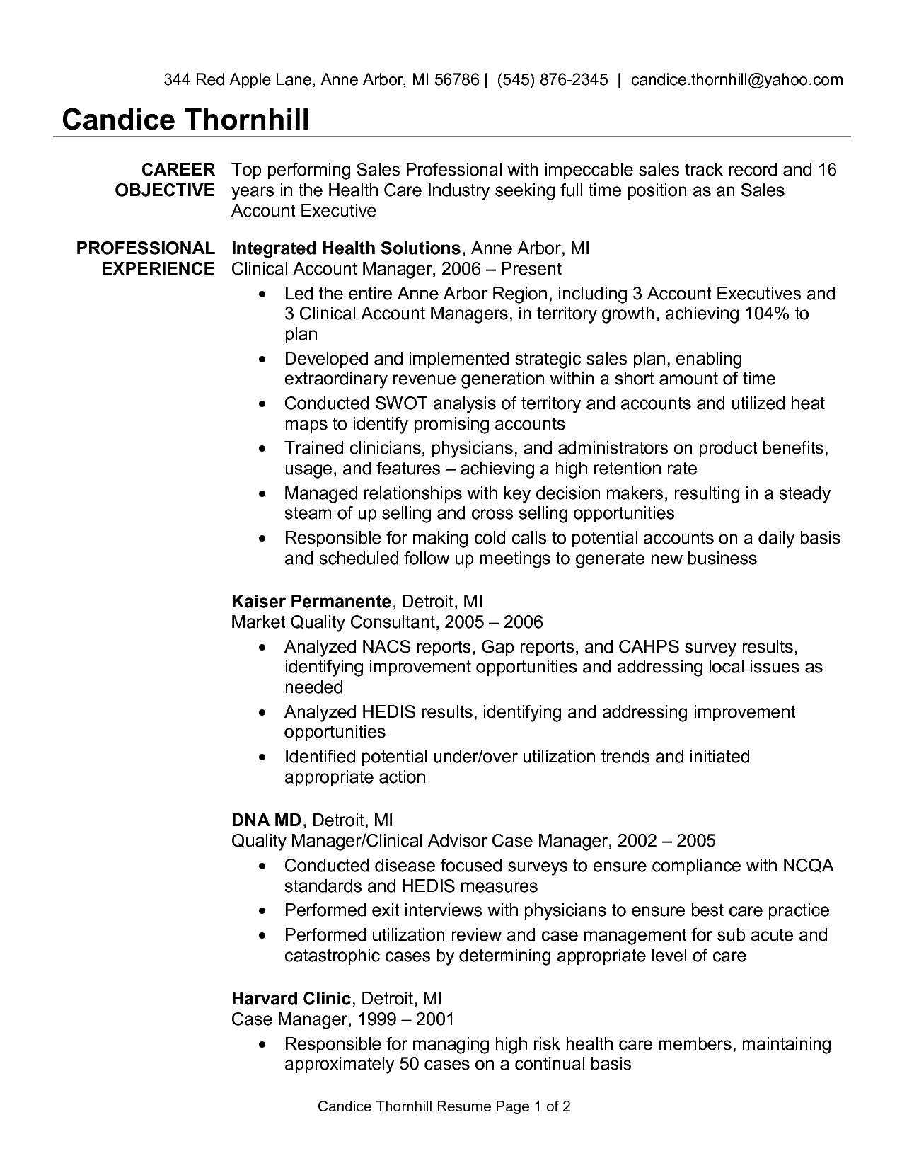 innovation design account manager resume sample sales for study