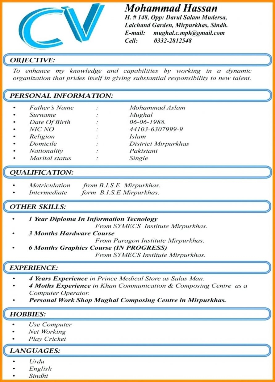 resume resume format fresher within resume format pdf for freshers