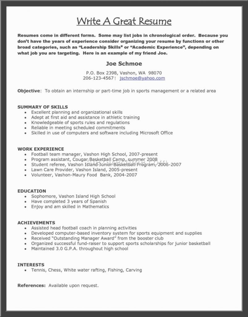 best template for resume resume templates pdf free objective