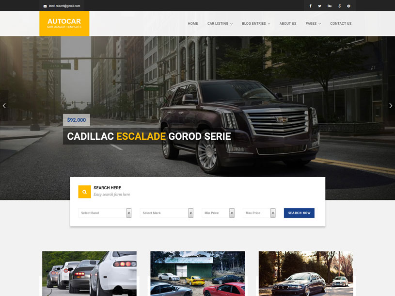 120 best car auto website templates free premium freshdesignweb